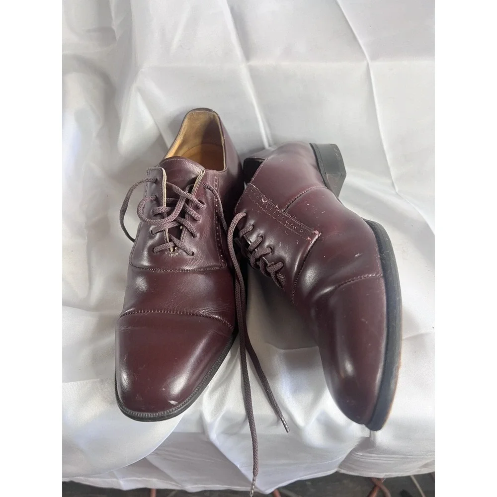 Dunbar Wingtip Brown Oxford Men's Dress Shoes Size‎ 9